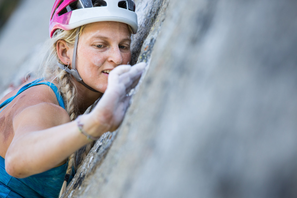 Emily Harrington climbs Golden Gate