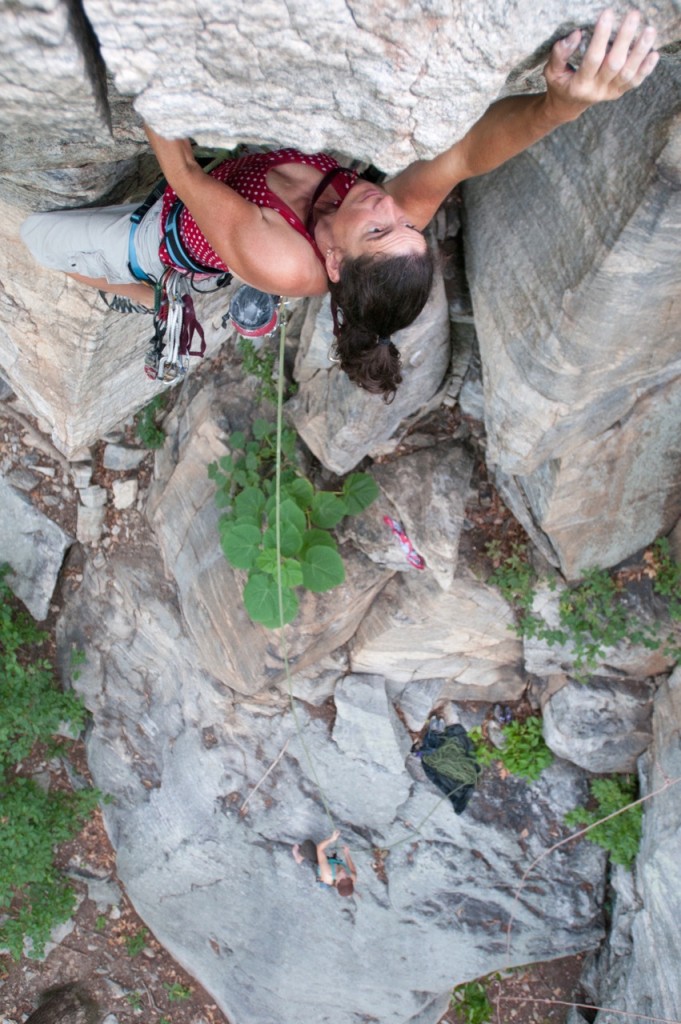 Tracy Martin rock climbing Southern Boys