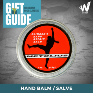 Climber's hand repair balm.