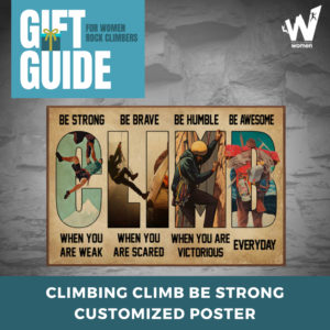 Custom poster for climbers.