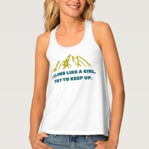 Climb Like a Girl Tank Top for Women